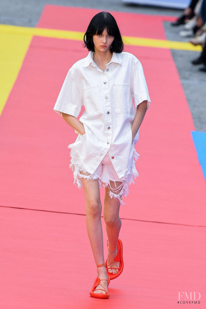Sofia Steinberg featured in  the Stella McCartney fashion show for Spring/Summer 2023