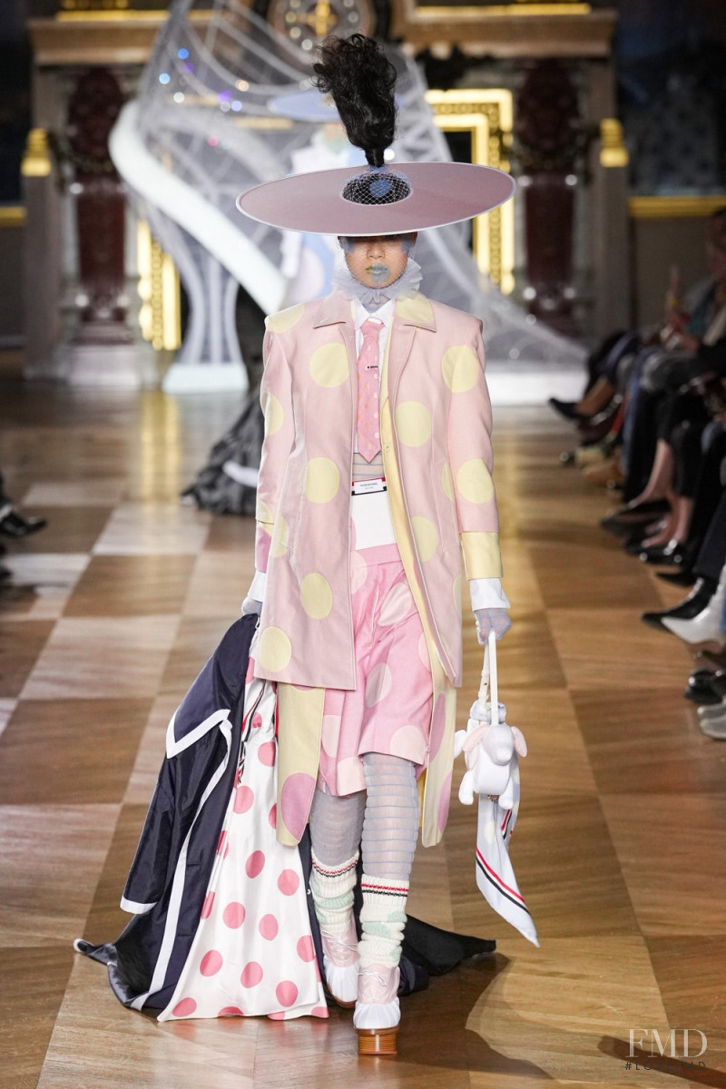Shuting Yang featured in  the Thom Browne fashion show for Spring/Summer 2023