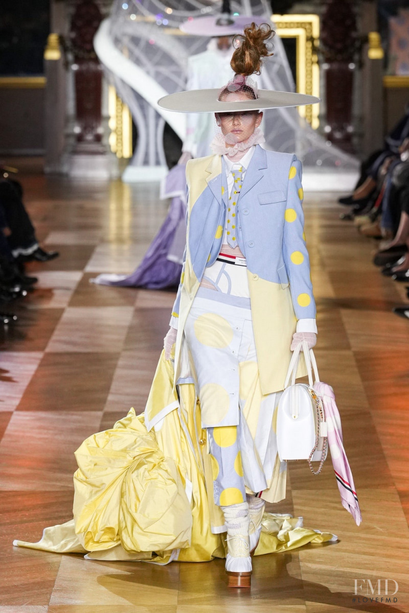 Sara Grace Wallerstedt featured in  the Thom Browne fashion show for Spring/Summer 2023