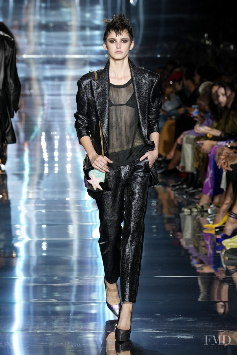 Nico Grigley featured in  the Tom Ford fashion show for Spring/Summer 2023