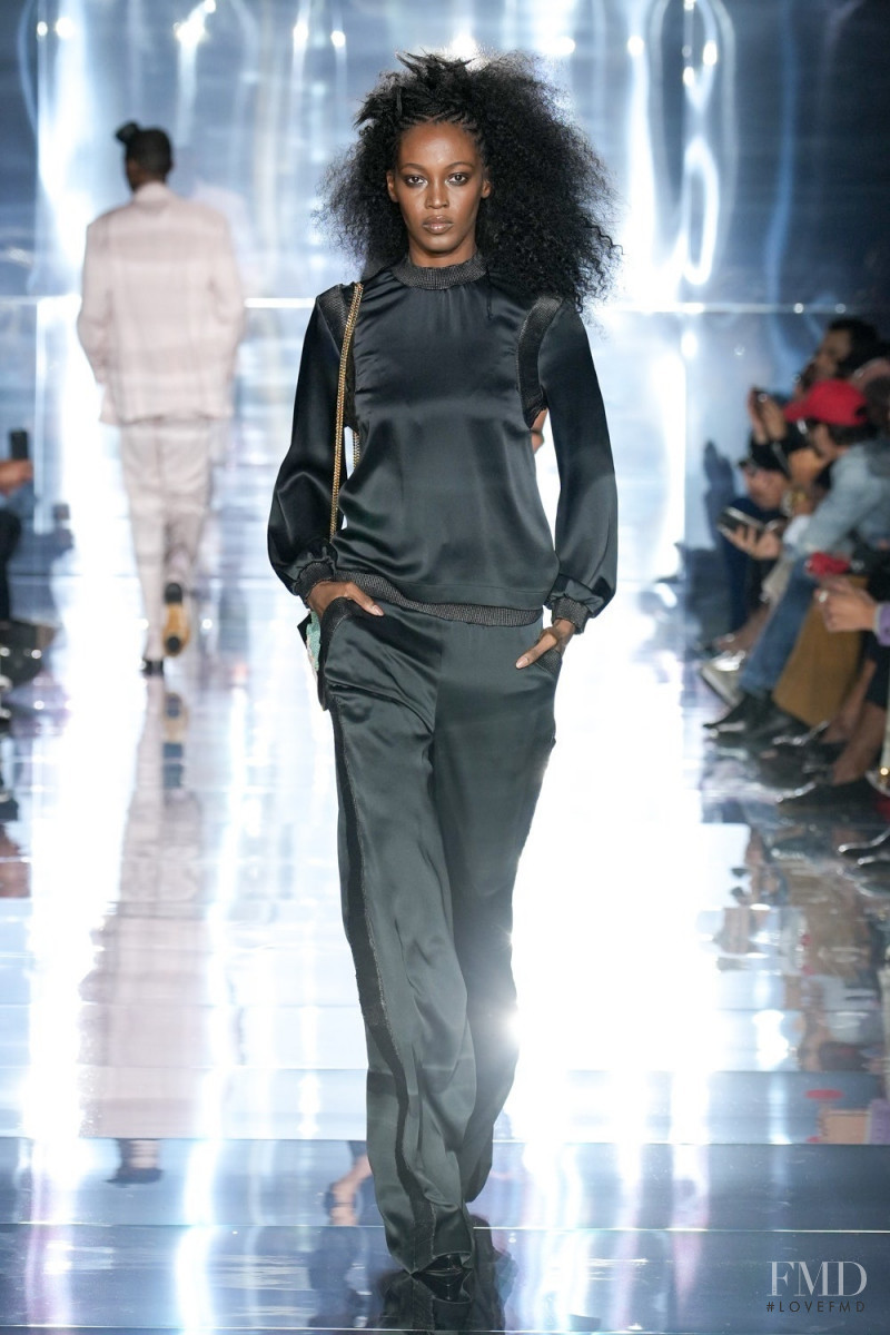 Kai Newman featured in  the Tom Ford fashion show for Spring/Summer 2023