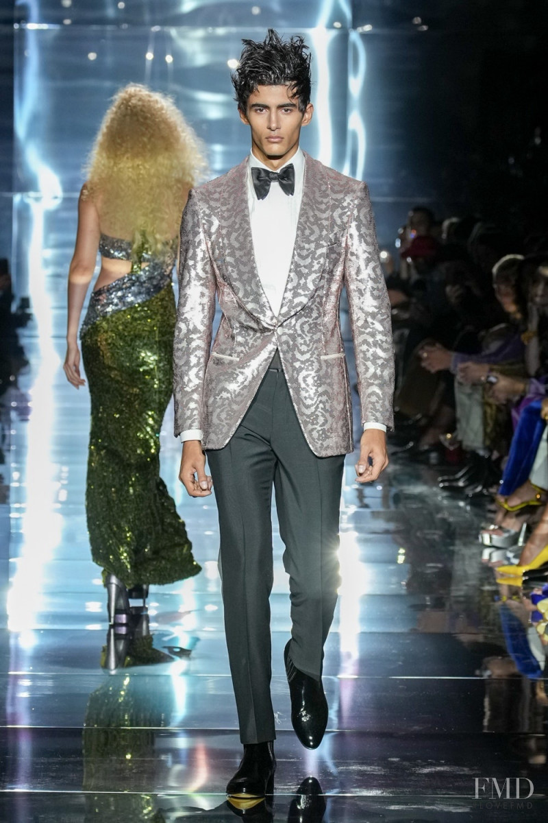 Akbar Shamji featured in  the Tom Ford fashion show for Spring/Summer 2023