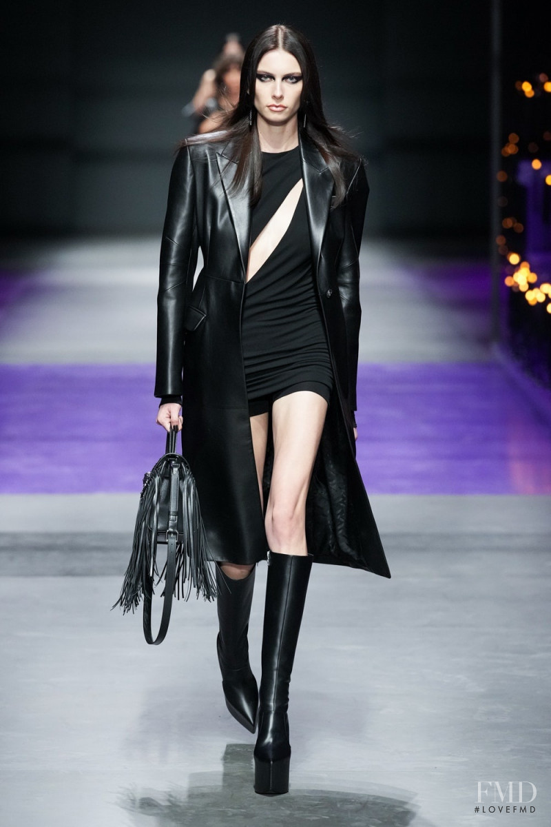 Riahn Griffiths featured in  the Versace fashion show for Spring/Summer 2023