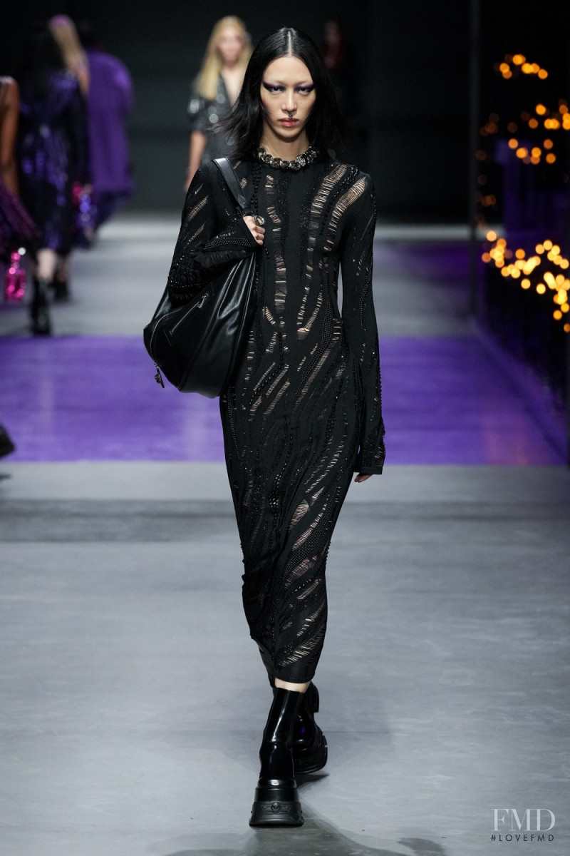 So Ra Choi featured in  the Versace fashion show for Spring/Summer 2023