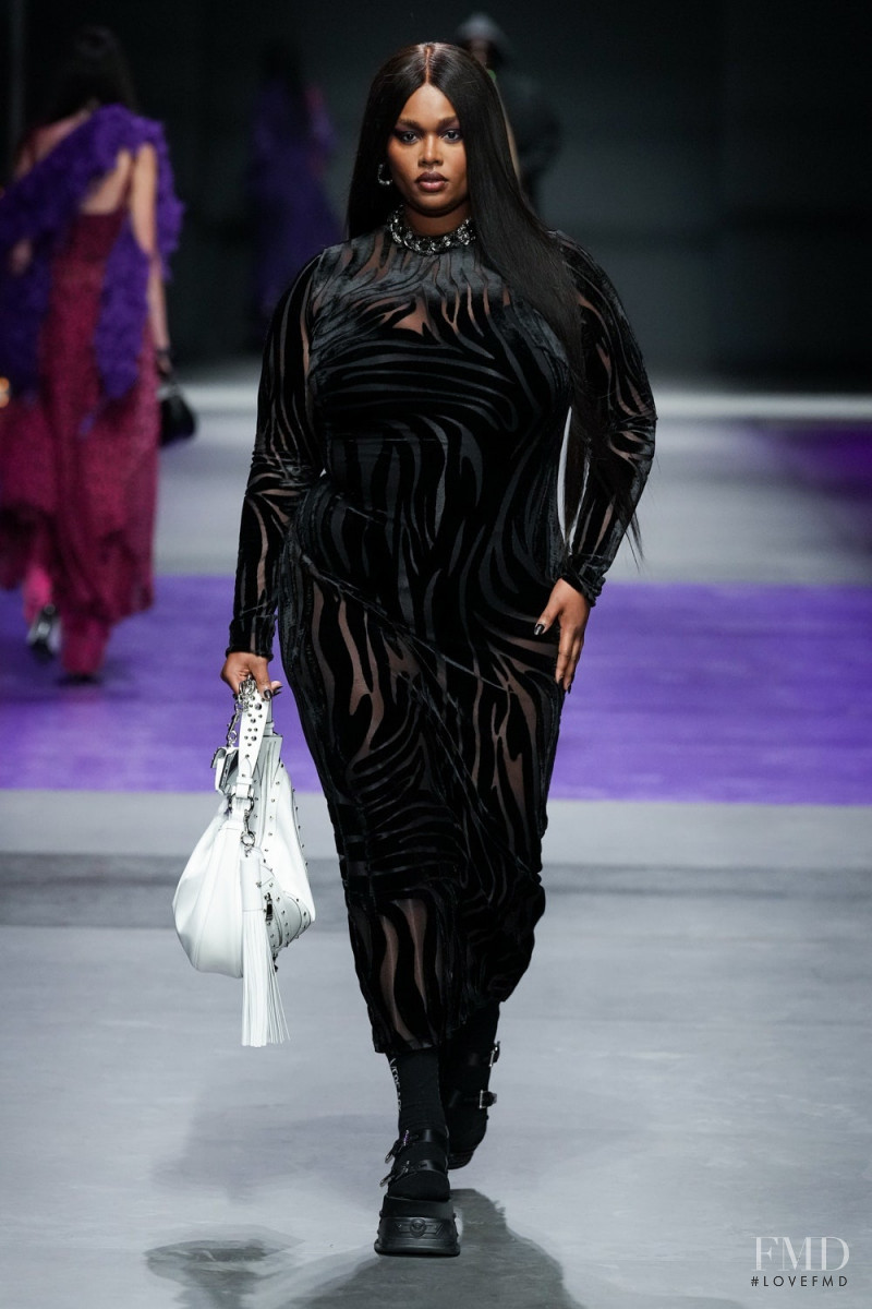 Precious Lee featured in  the Versace fashion show for Spring/Summer 2023