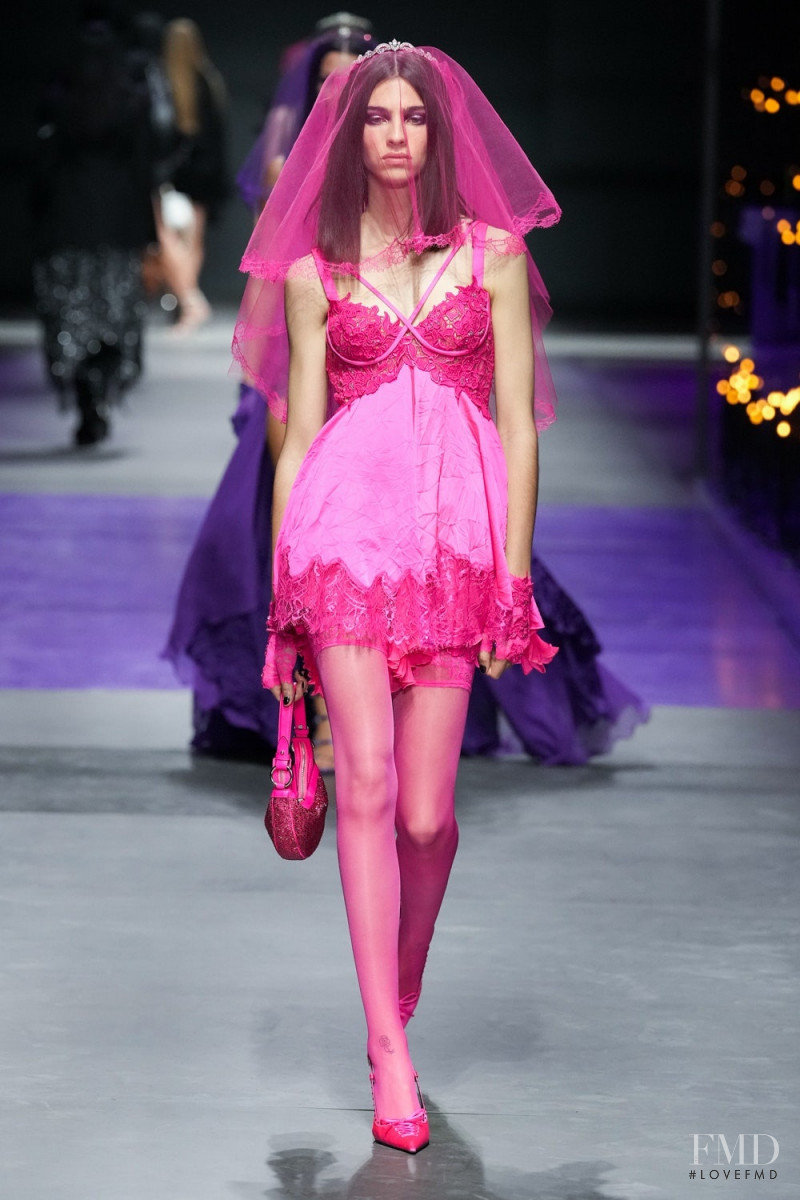 Loli Bahia featured in  the Versace fashion show for Spring/Summer 2023