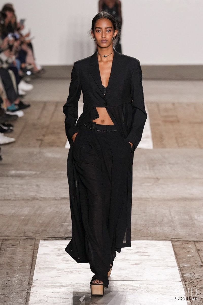 Mona Tougaard featured in  the Ports 1961 fashion show for Spring/Summer 2023
