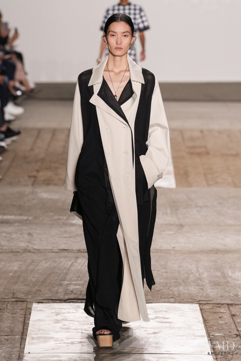 Lina Zhang featured in  the Ports 1961 fashion show for Spring/Summer 2023