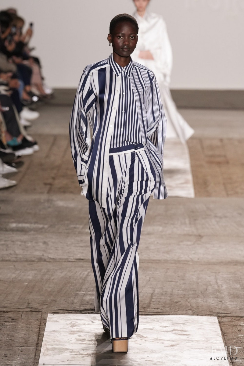 Caren Jepkemei featured in  the Ports 1961 fashion show for Spring/Summer 2023