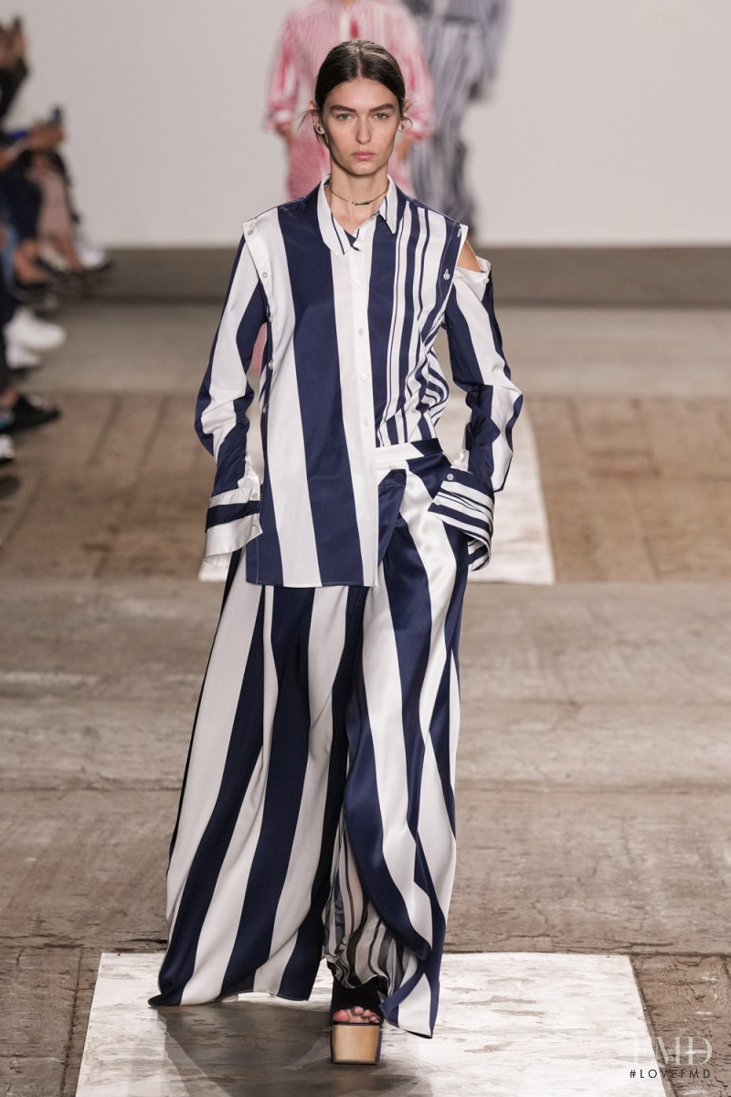 Rayssa Medeiros featured in  the Ports 1961 fashion show for Spring/Summer 2023