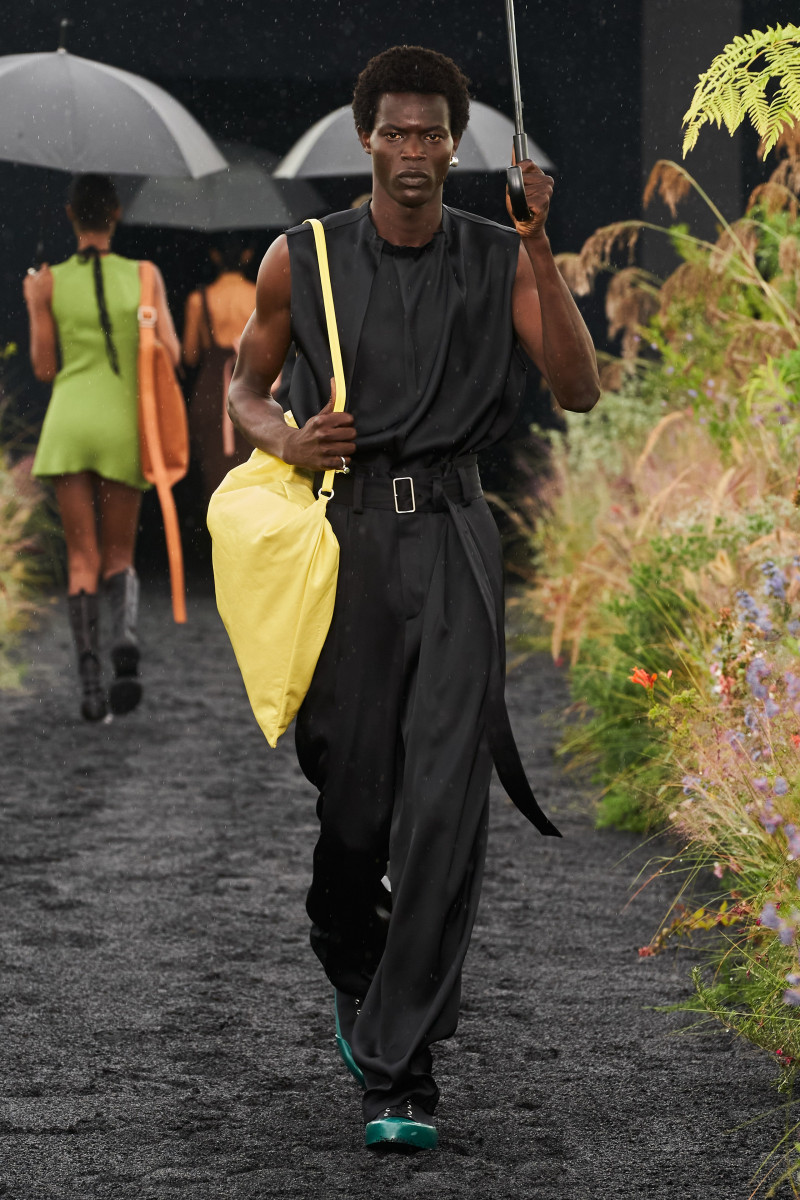 Mohammed Abubakar featured in  the Jil Sander fashion show for Spring/Summer 2023