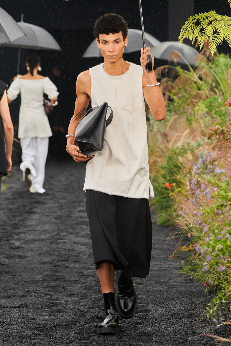 Fabien Naivo featured in  the Jil Sander fashion show for Spring/Summer 2023