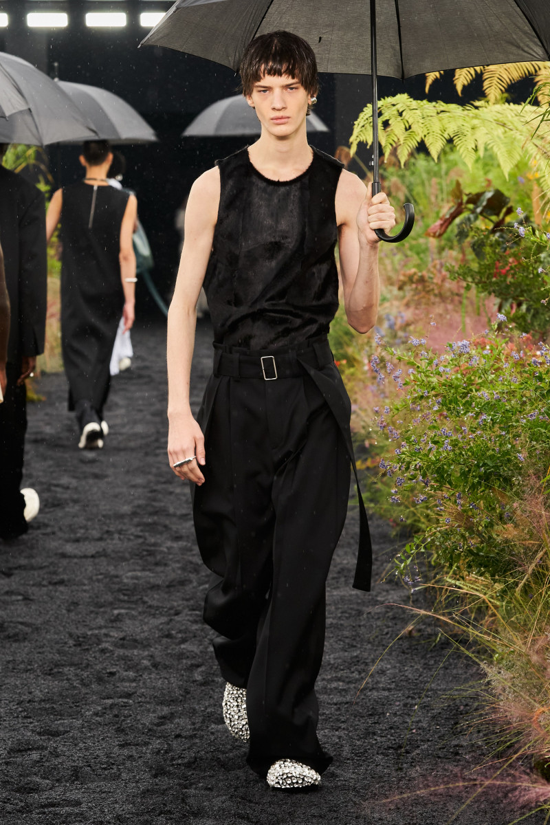 Joshua Thompson featured in  the Jil Sander fashion show for Spring/Summer 2023