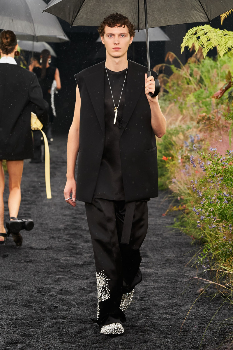 Daan Duez featured in  the Jil Sander fashion show for Spring/Summer 2023