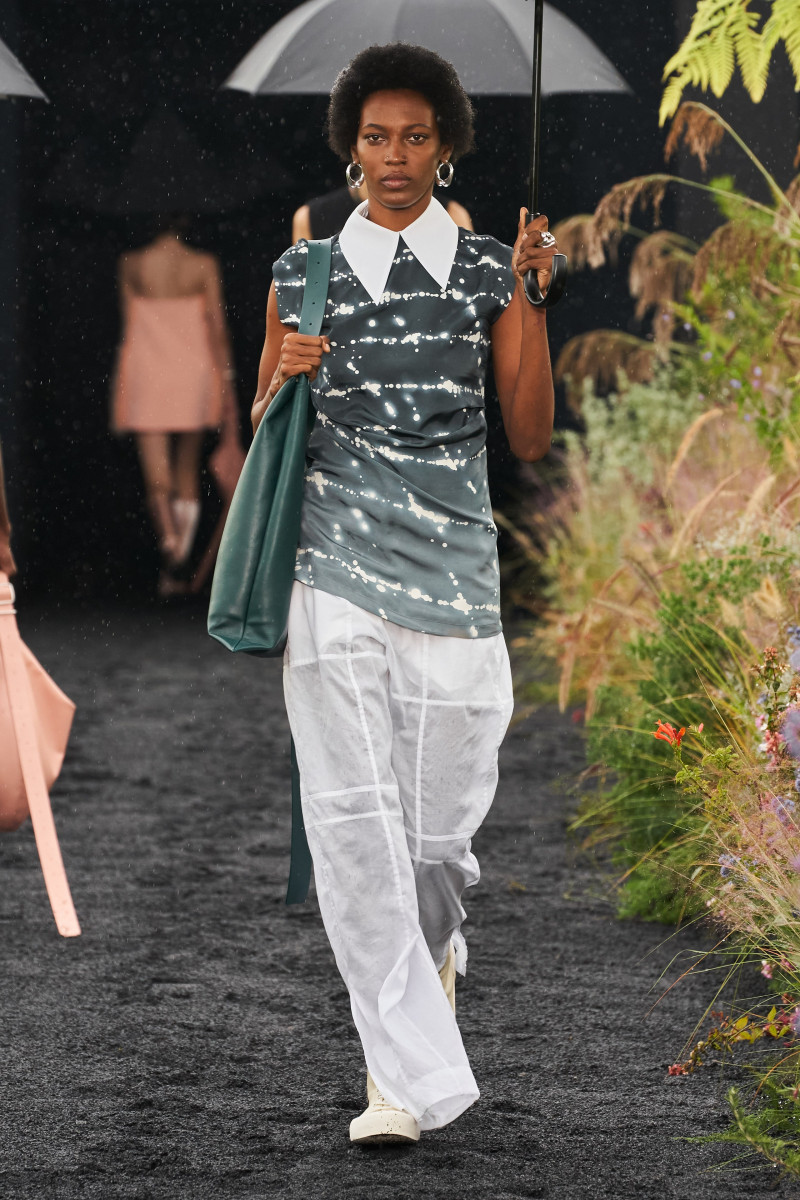 Kai Newman featured in  the Jil Sander fashion show for Spring/Summer 2023