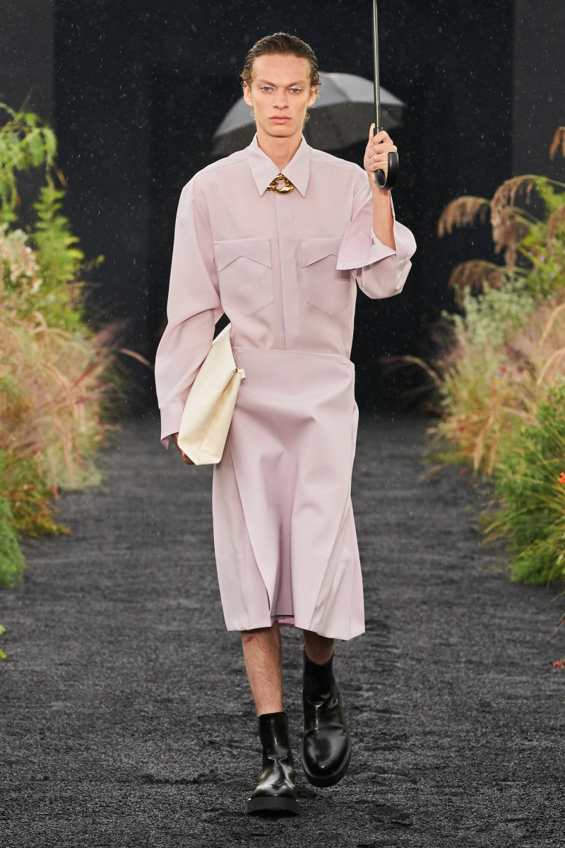 Fisher Smith featured in  the Jil Sander fashion show for Spring/Summer 2023