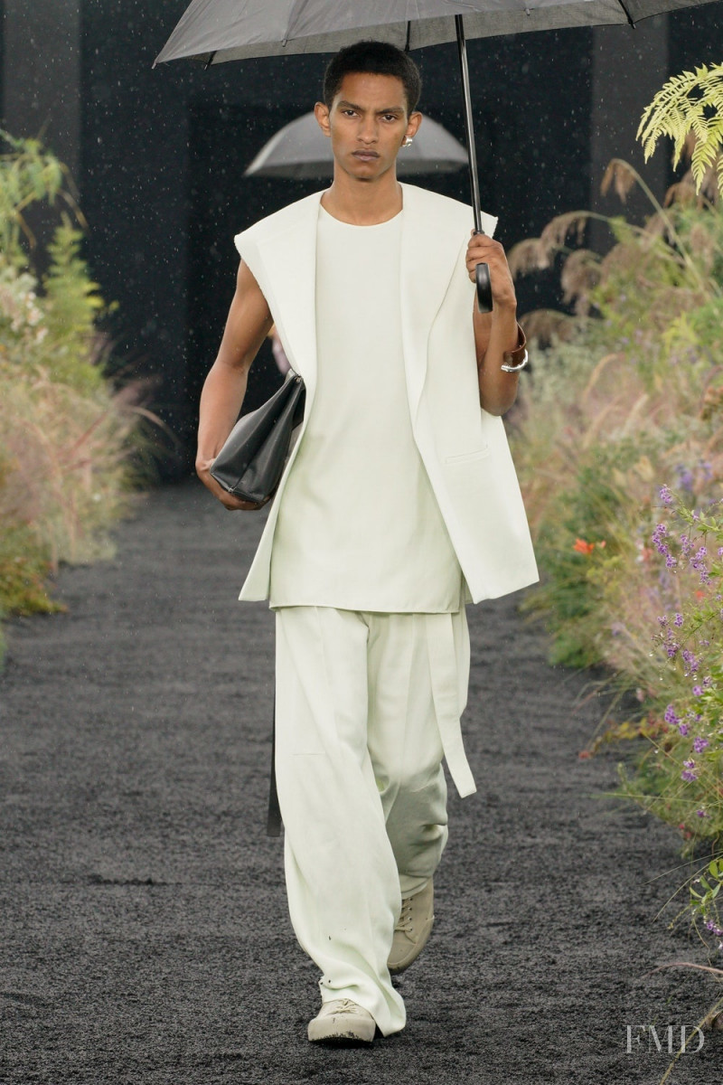 Matthew Seymour featured in  the Jil Sander fashion show for Spring/Summer 2023