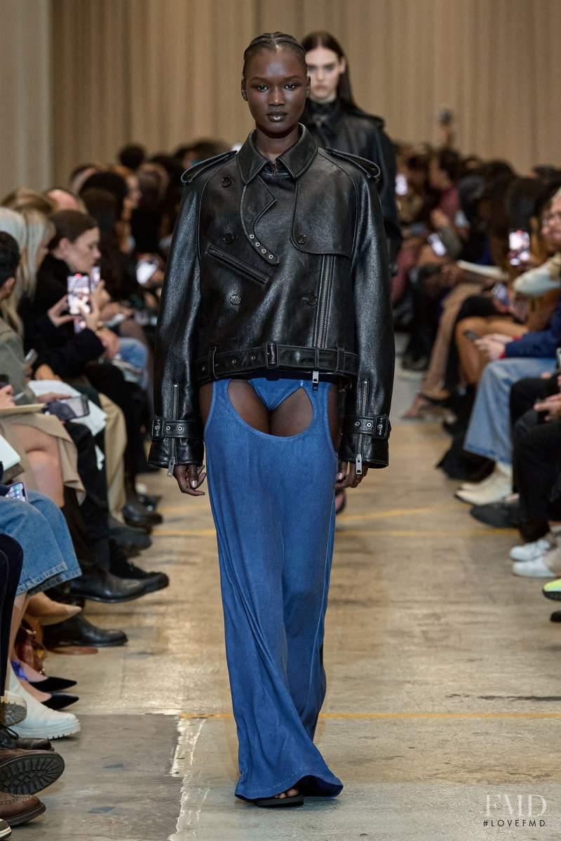 Abeny Nhial featured in  the Burberry fashion show for Spring/Summer 2023