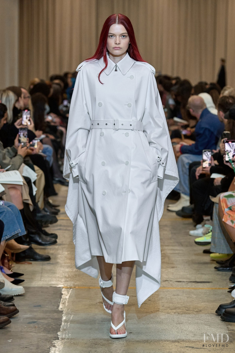 Louise Robert featured in  the Burberry fashion show for Spring/Summer 2023