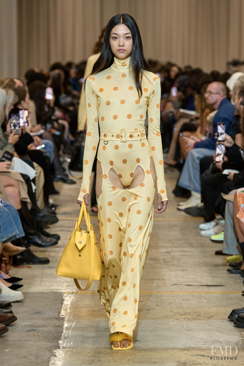 Mika Schneider featured in  the Burberry fashion show for Spring/Summer 2023