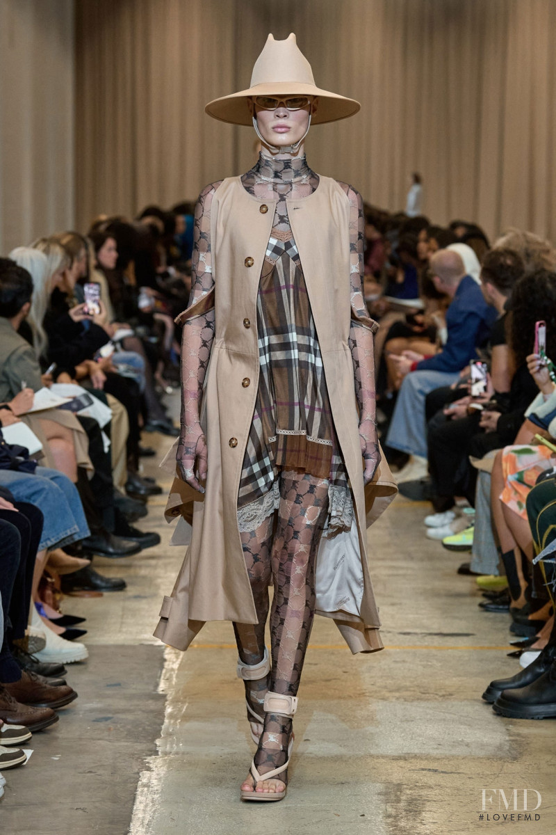 Dalton Dubois featured in  the Burberry fashion show for Spring/Summer 2023