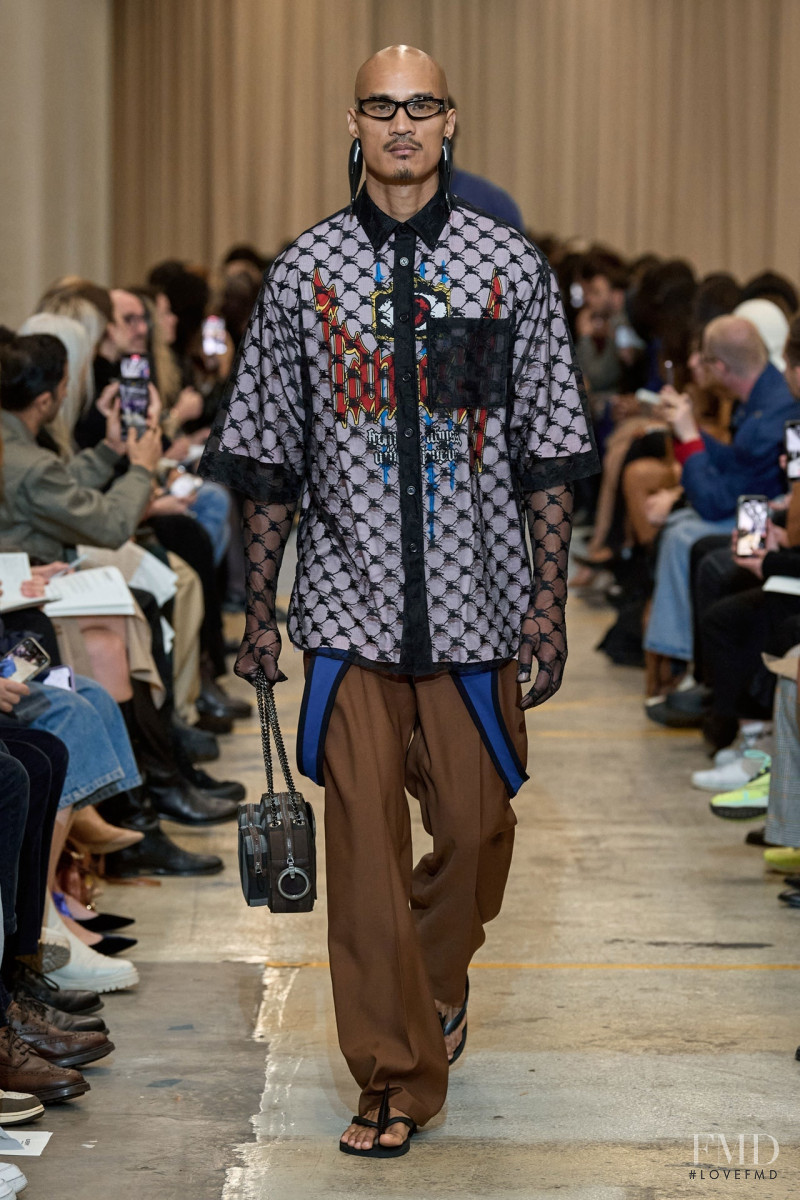 Paolo Roldan featured in  the Burberry fashion show for Spring/Summer 2023