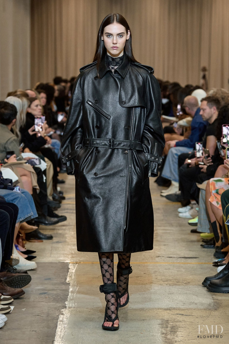 Grace Cameron featured in  the Burberry fashion show for Spring/Summer 2023
