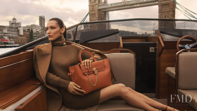 Bella Hadid featured in  the Kors Michael Kors advertisement for Autumn/Winter 2022