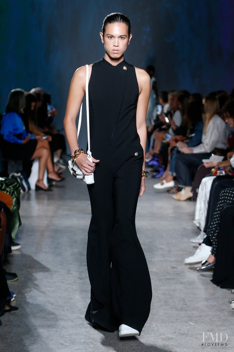 Dara Allen featured in  the Proenza Schouler fashion show for Spring/Summer 2023