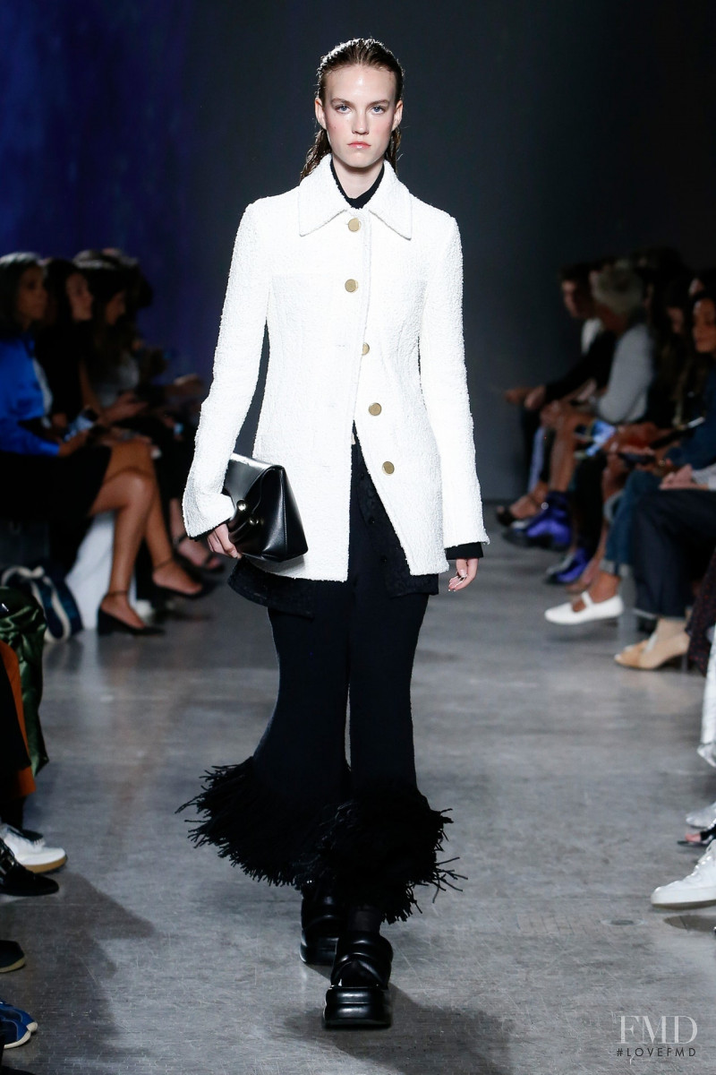 Gwen Weijers featured in  the Proenza Schouler fashion show for Spring/Summer 2023