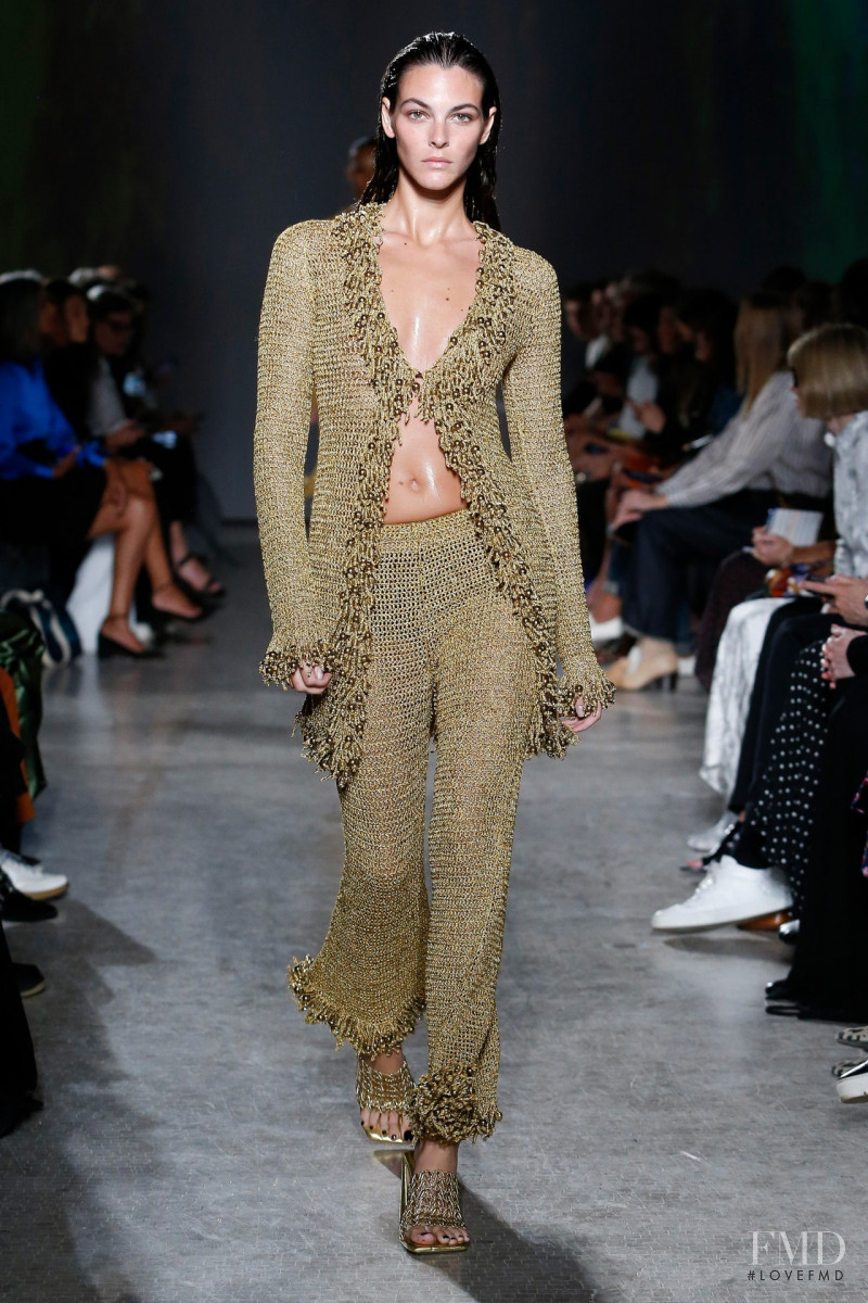 Vittoria Ceretti featured in  the Proenza Schouler fashion show for Spring/Summer 2023