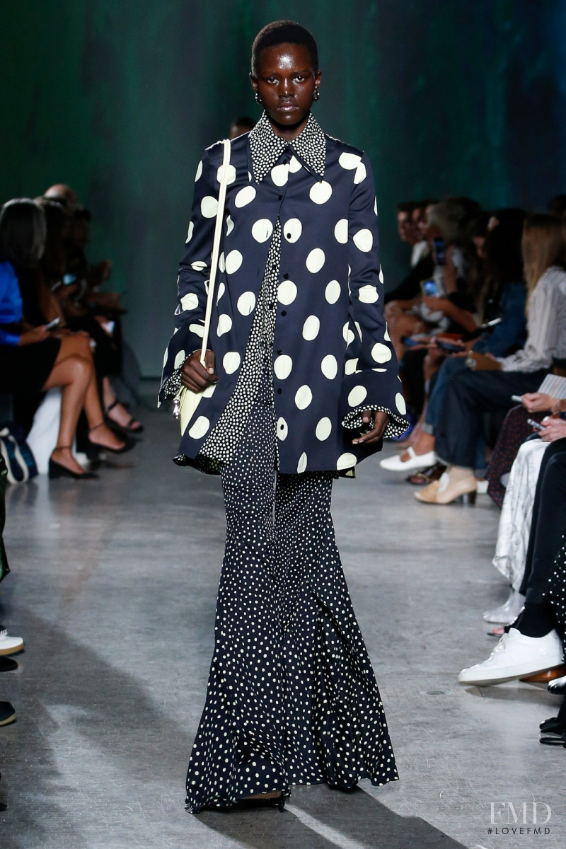 Alaato Jazyper featured in  the Proenza Schouler fashion show for Spring/Summer 2023