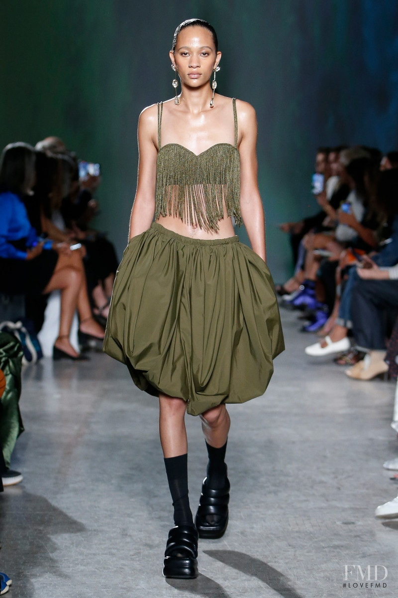 Selena Forrest featured in  the Proenza Schouler fashion show for Spring/Summer 2023