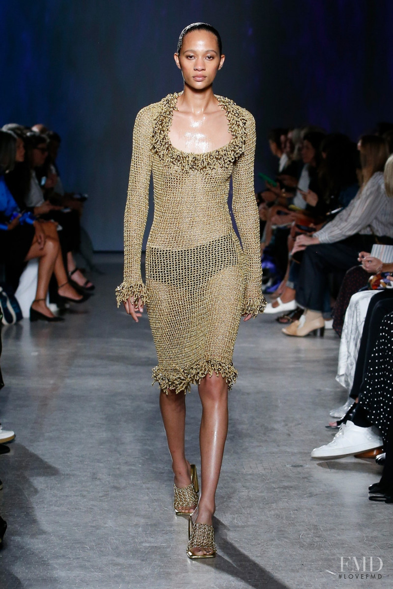 Selena Forrest featured in  the Proenza Schouler fashion show for Spring/Summer 2023