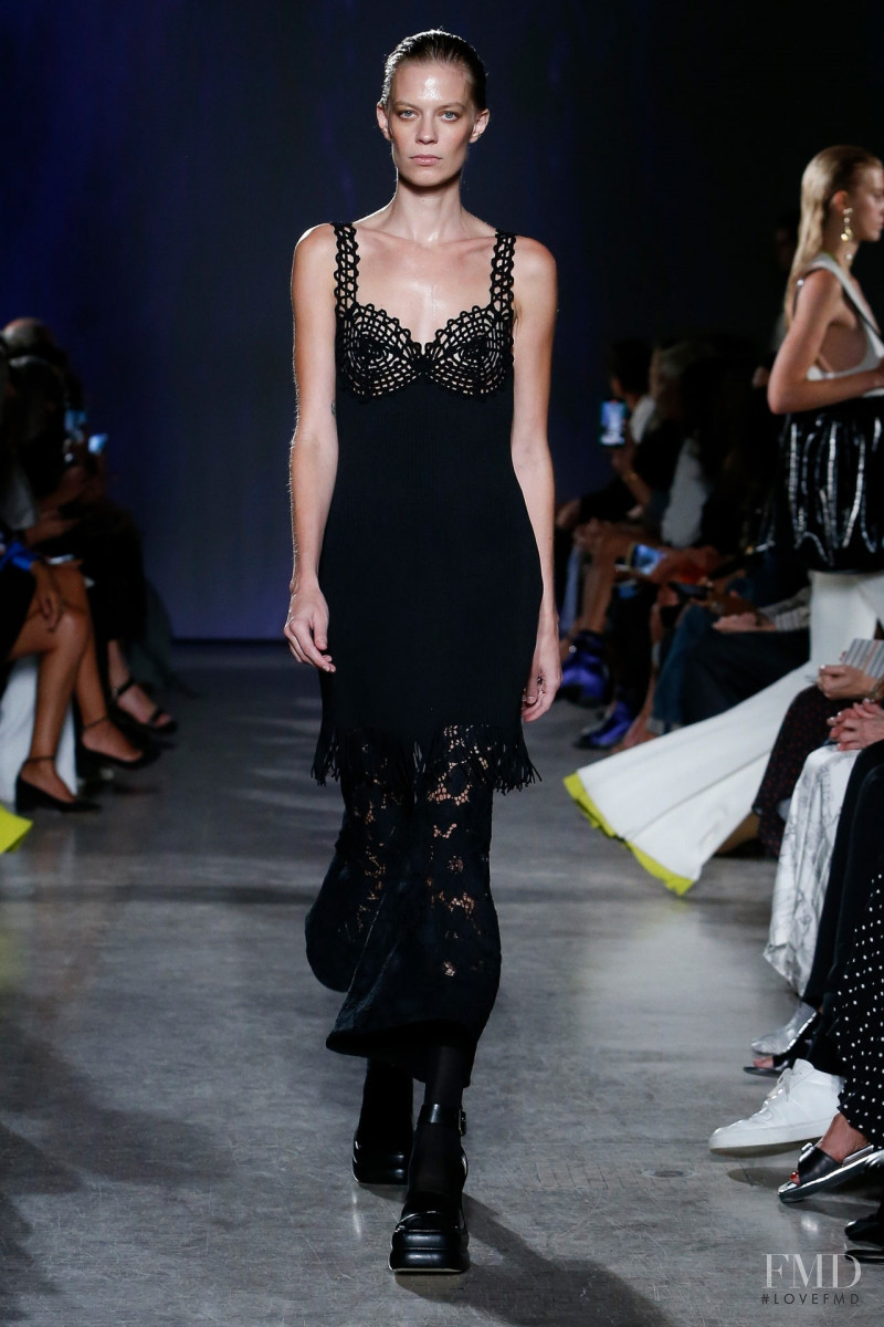 Lexi Boling featured in  the Proenza Schouler fashion show for Spring/Summer 2023