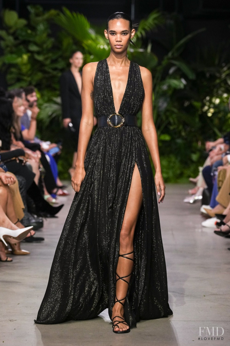 Jordan Daniels featured in  the Michael Kors Collection fashion show for Spring/Summer 2023