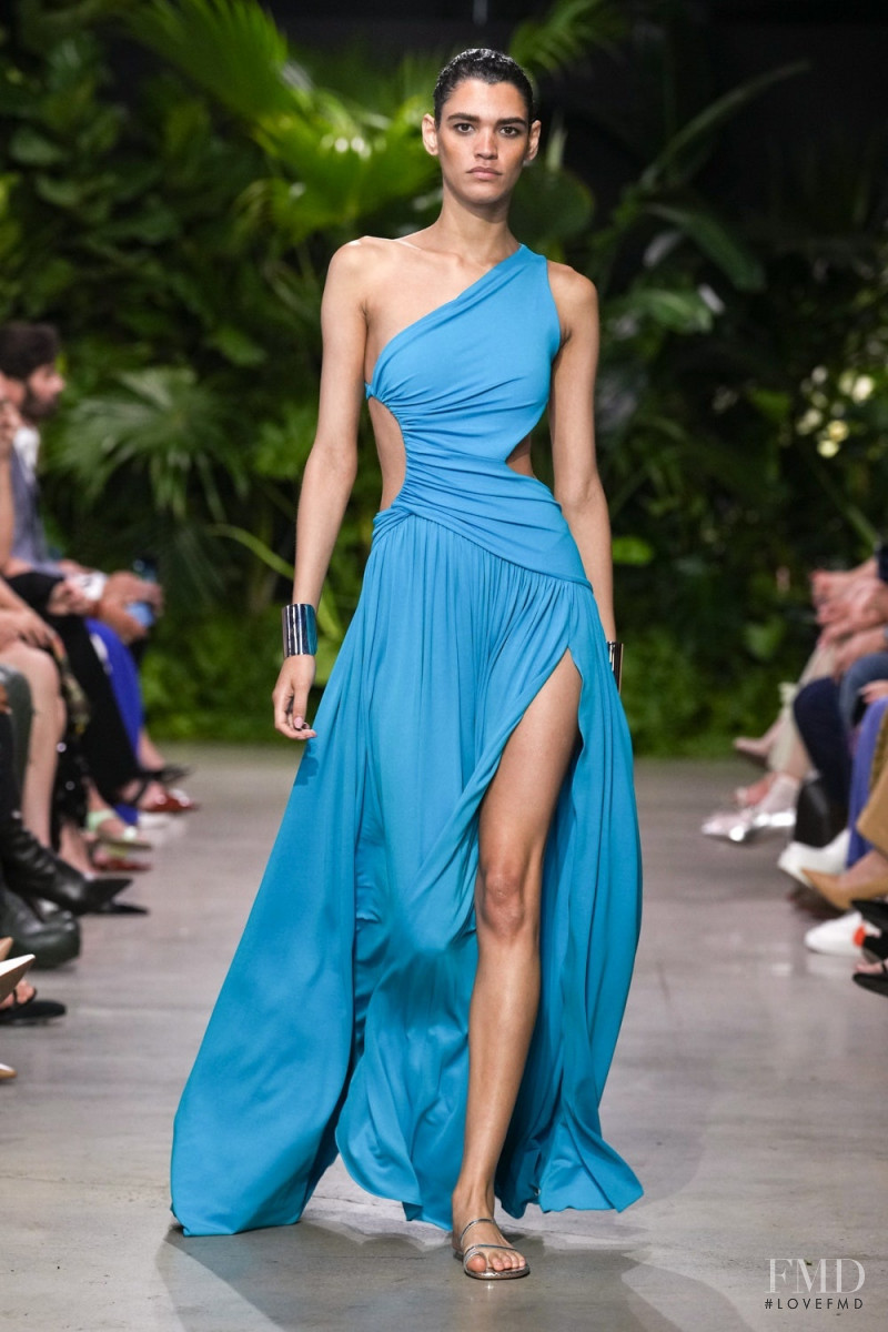 Kerolyn Soares featured in  the Michael Kors Collection fashion show for Spring/Summer 2023