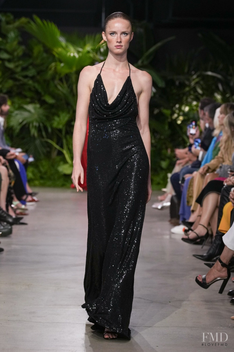 Rianne Van Rompaey featured in  the Michael Kors Collection fashion show for Spring/Summer 2023