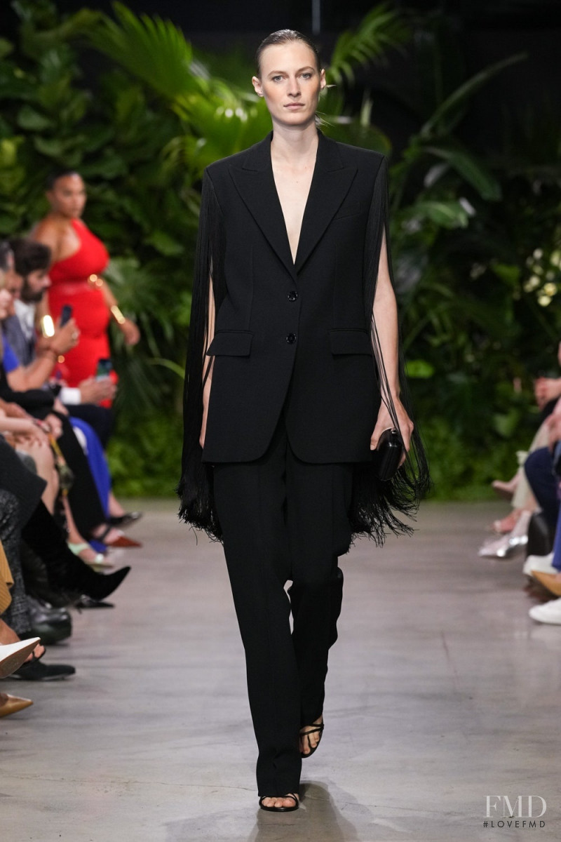 Julia Nobis featured in  the Michael Kors Collection fashion show for Spring/Summer 2023