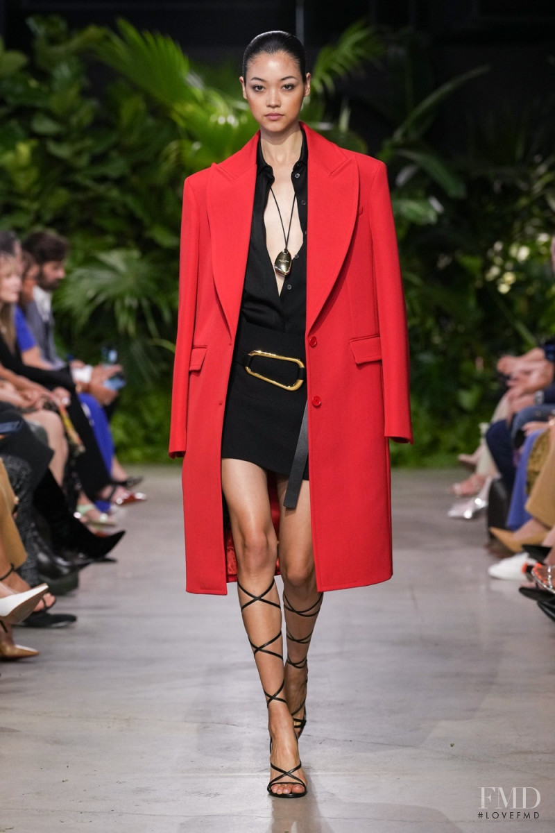 Mika Schneider featured in  the Michael Kors Collection fashion show for Spring/Summer 2023