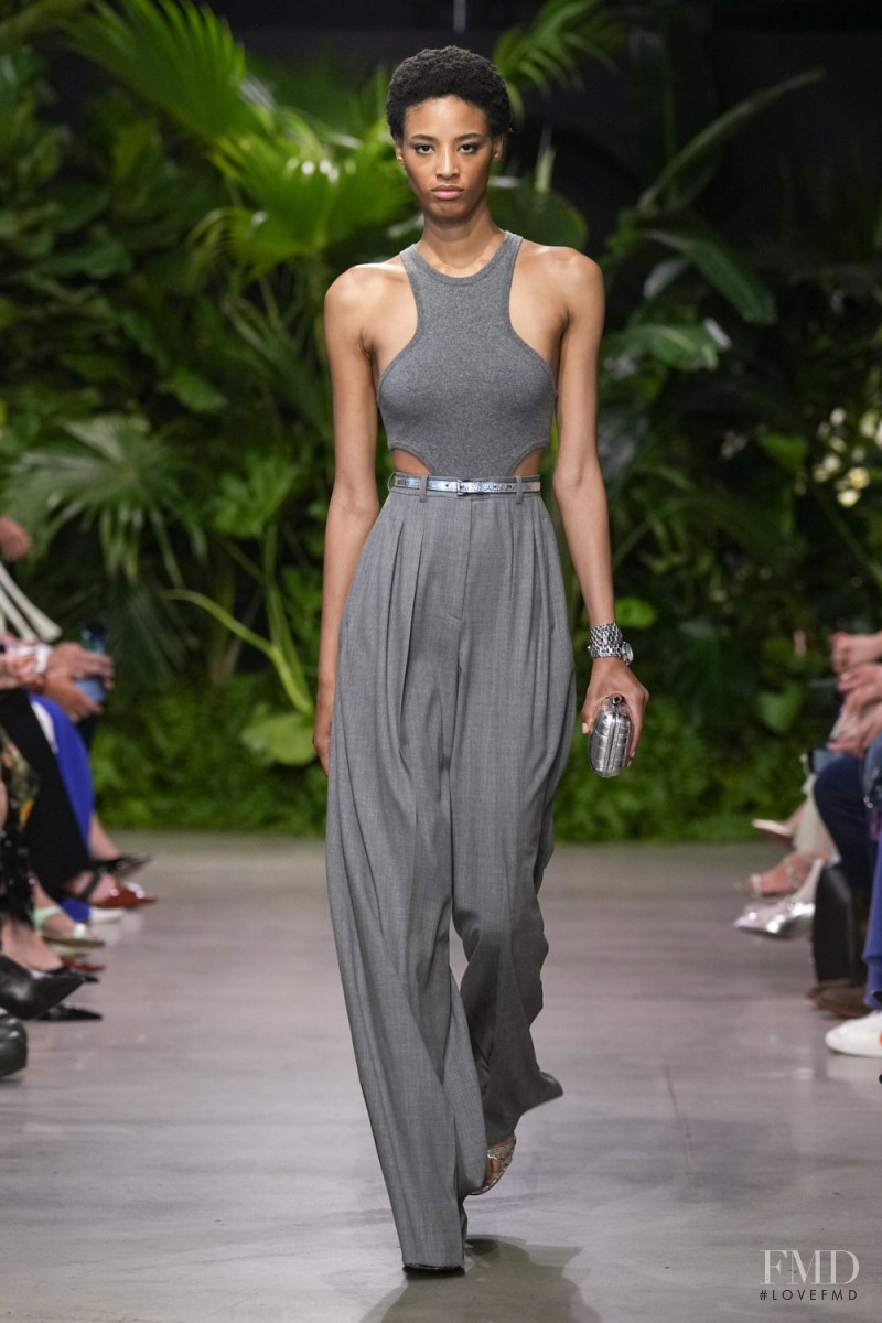 Janaye Furman featured in  the Michael Kors Collection fashion show for Spring/Summer 2023