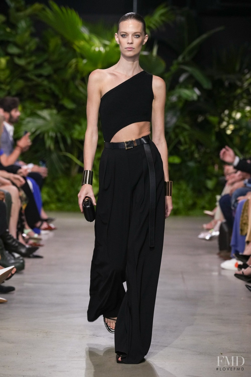 Lexi Boling featured in  the Michael Kors Collection fashion show for Spring/Summer 2023