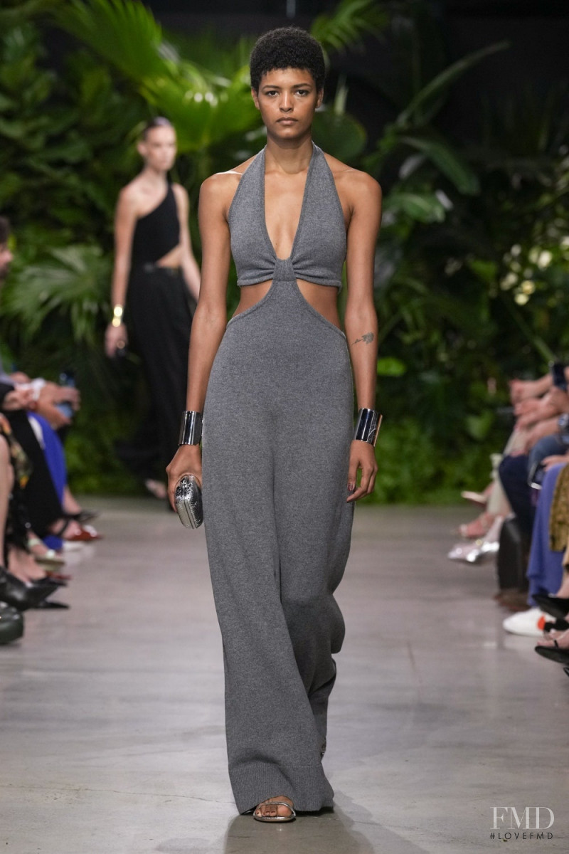 Laiza de Moura featured in  the Michael Kors Collection fashion show for Spring/Summer 2023