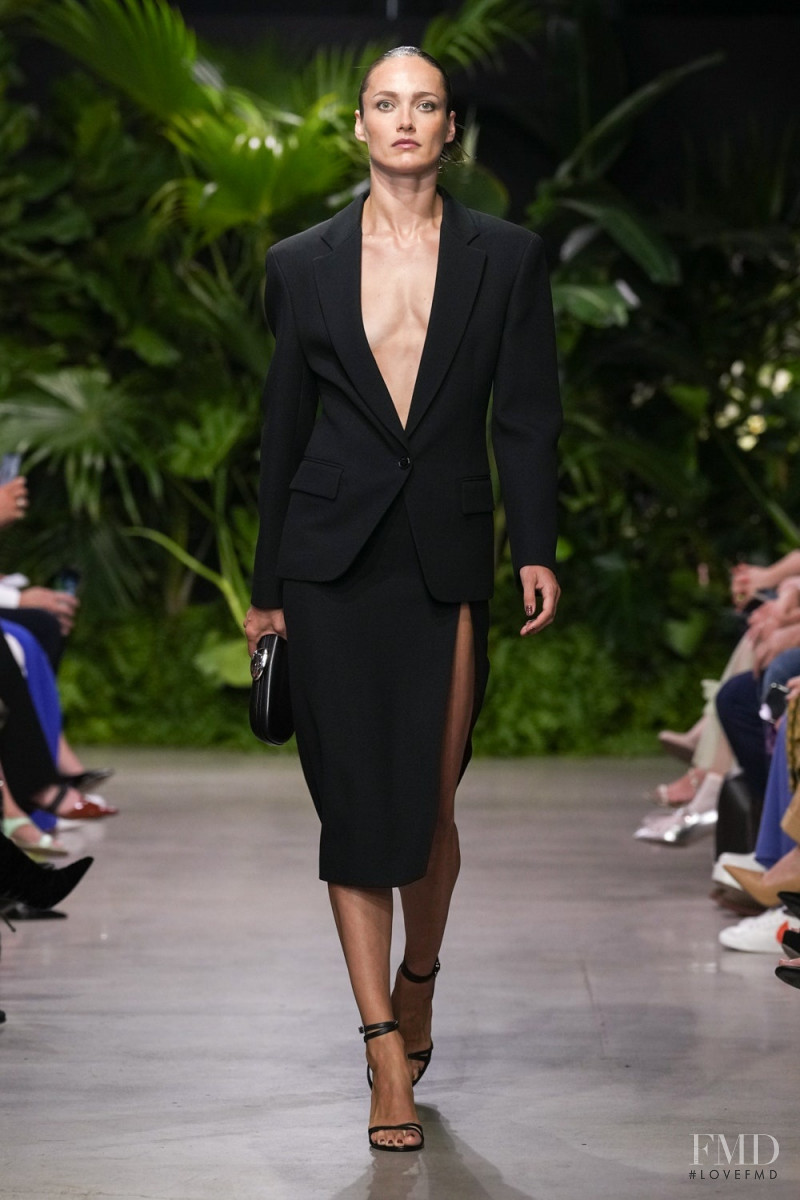 Karmen Pedaru featured in  the Michael Kors Collection fashion show for Spring/Summer 2023