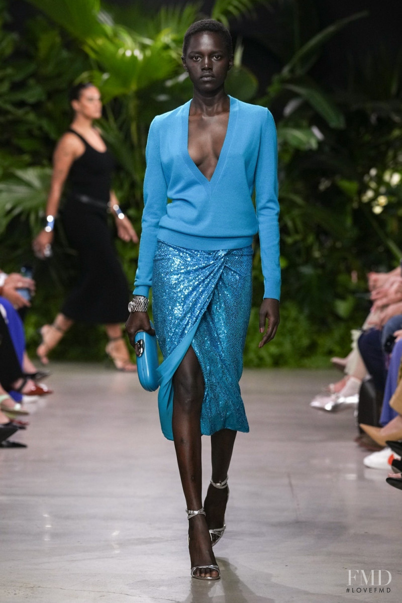 Alaato Jazyper featured in  the Michael Kors Collection fashion show for Spring/Summer 2023