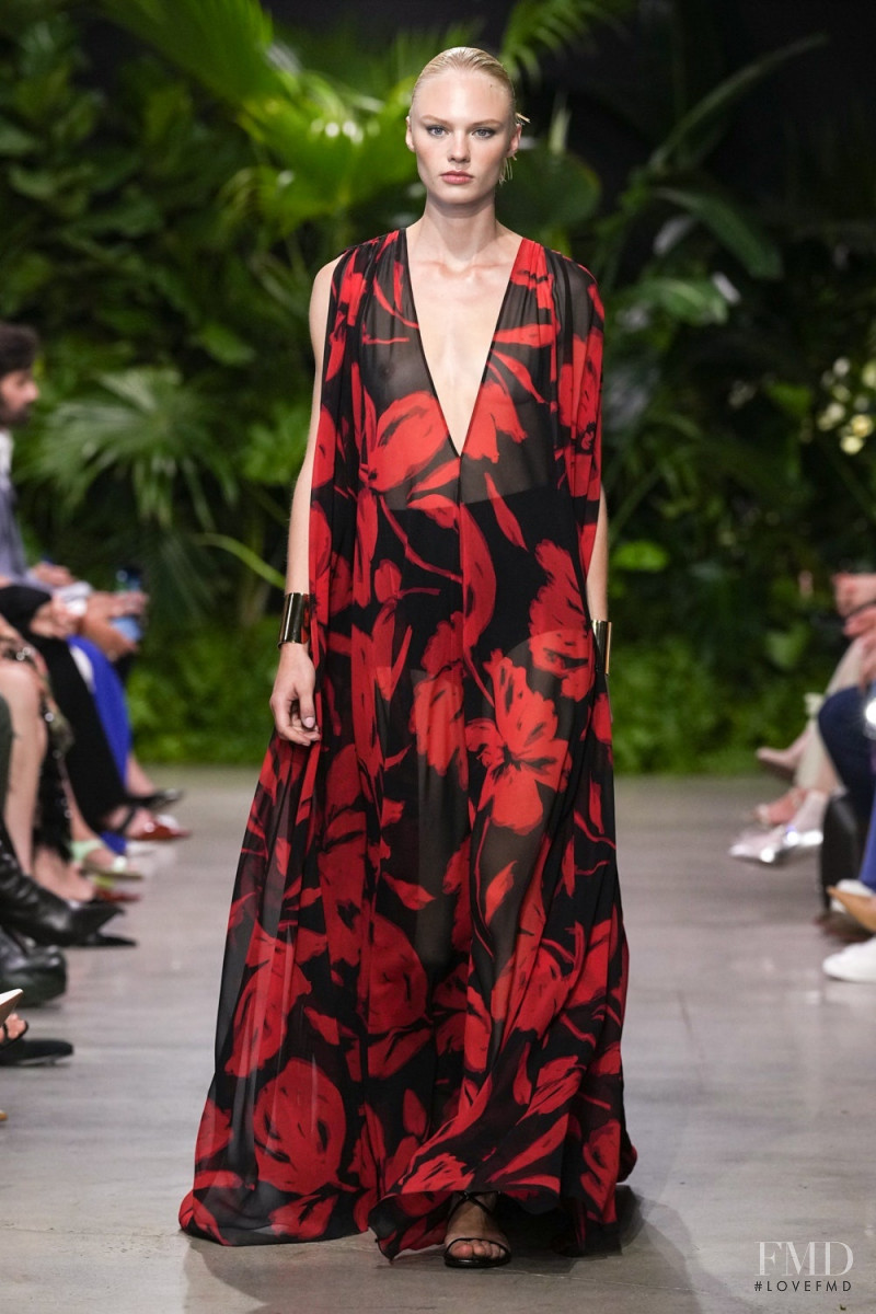 Vilma Sjöberg featured in  the Michael Kors Collection fashion show for Spring/Summer 2023