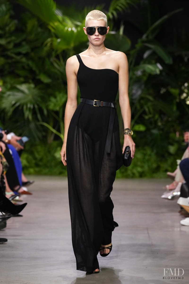 Maike Inga featured in  the Michael Kors Collection fashion show for Spring/Summer 2023