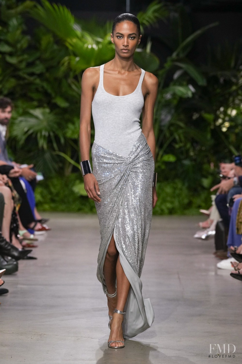 Sacha Quenby featured in  the Michael Kors Collection fashion show for Spring/Summer 2023