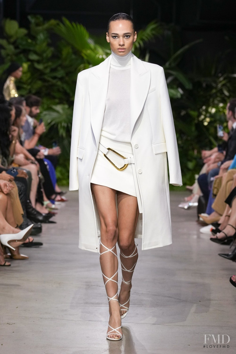 Annemary Aderibigbe featured in  the Michael Kors Collection fashion show for Spring/Summer 2023