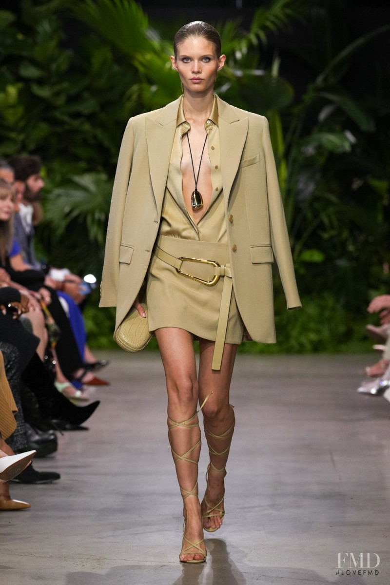 Ida Heiner featured in  the Michael Kors Collection fashion show for Spring/Summer 2023